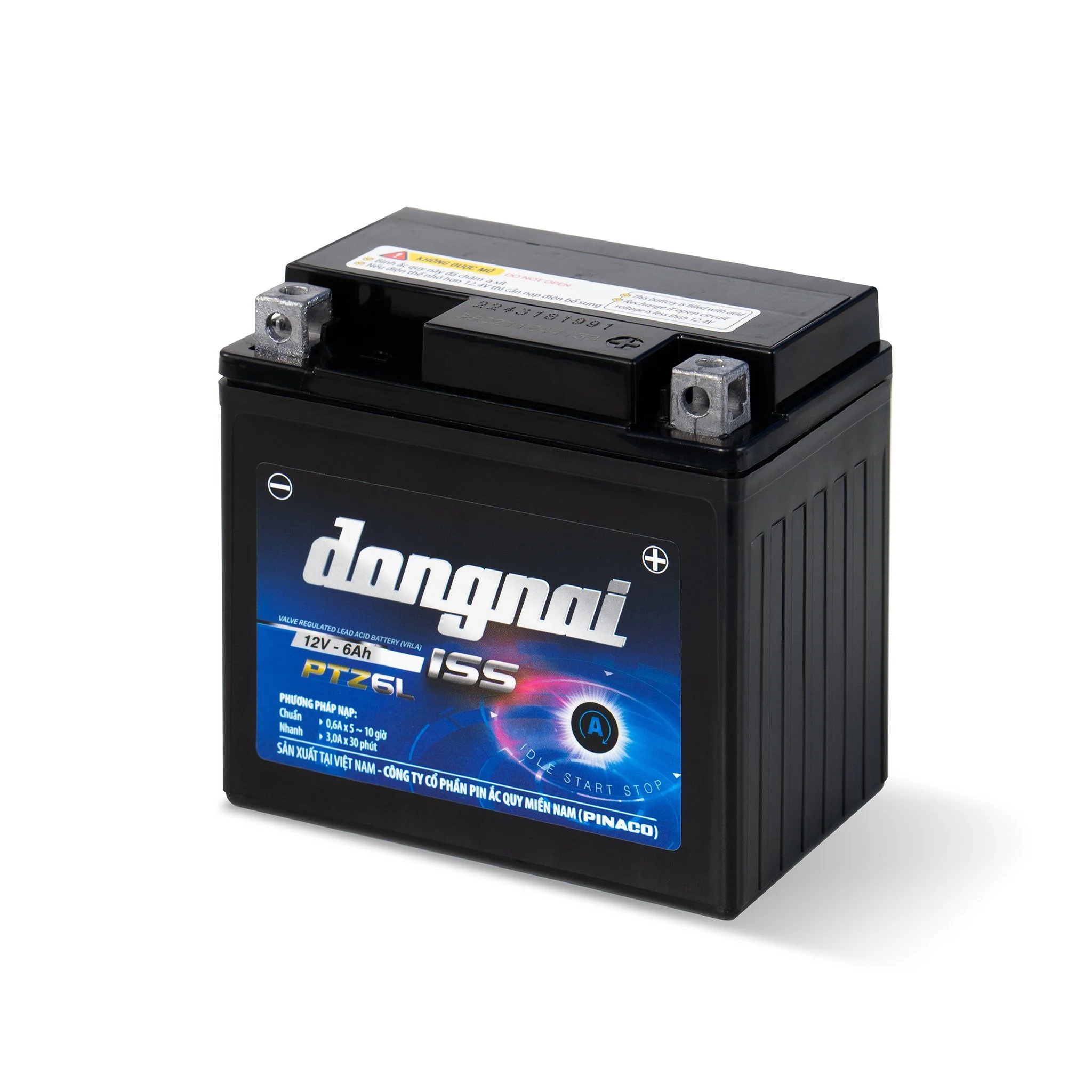 Bình Ắc Quy Đồng Nai PTZ6L ISS dành cho xe có Idling Stop - 12V - 6Ah - Ảnh 4