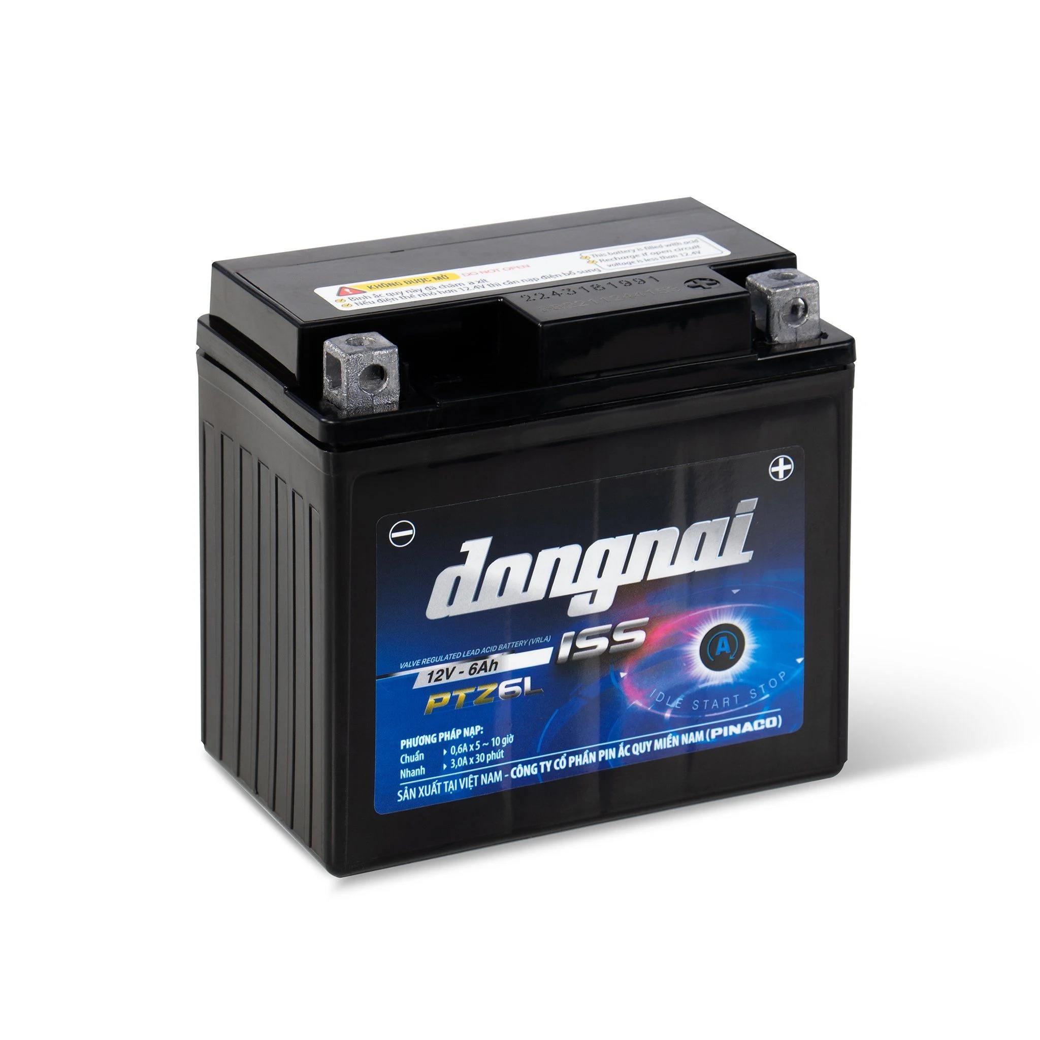 Bình Ắc Quy Đồng Nai PTZ6L ISS dành cho xe có Idling Stop - 12V - 6Ah - Ảnh 3