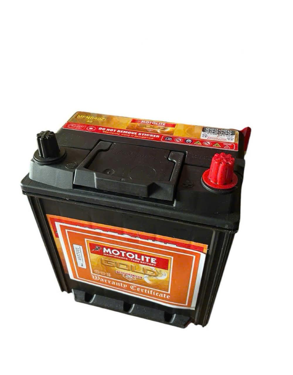 Bình Ắc Quy Motolite NS40ZL( 12V/40Ah) - Ảnh 2