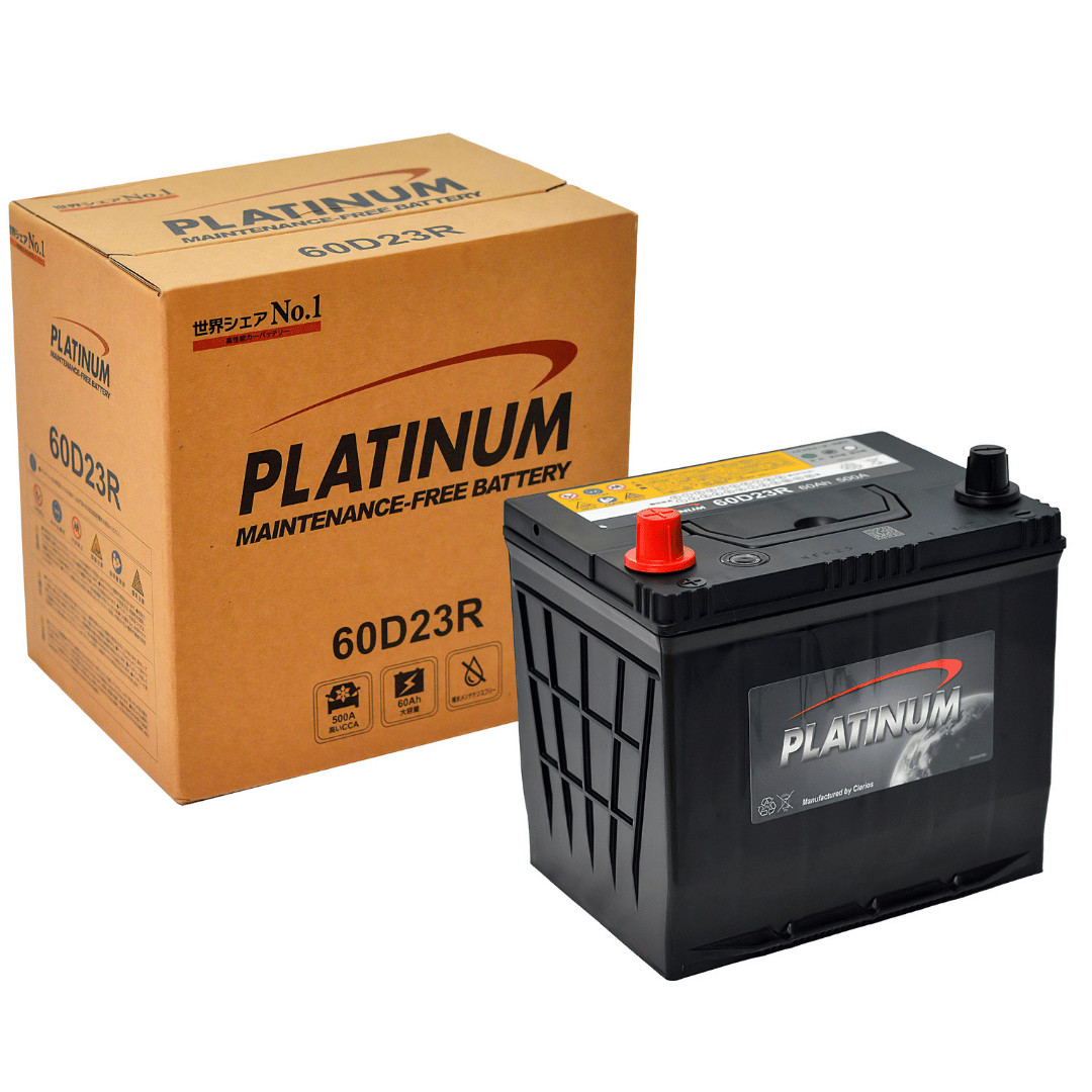 Bình Ắc quy Platinum 60D23R (60 AH; 500 CCA)