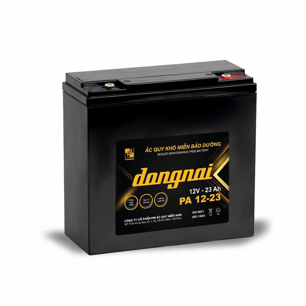 Bình Ắc Quy Xe máy điện Đồng Nai PA 12-23 - 12V - 23Ah - Ảnh 4