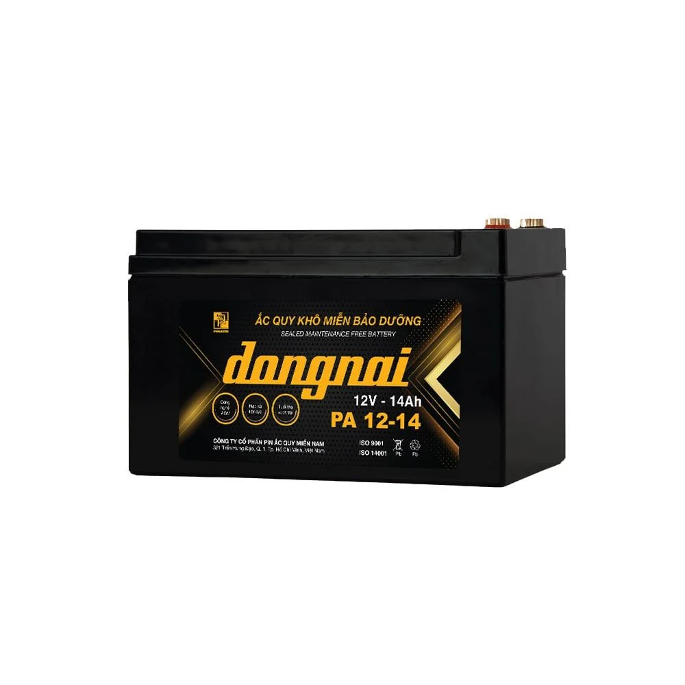 Bình Ắc Quy Xe đạp điện Đồng Nai PA 12-14 - 12V - 14Ah - Ảnh 5