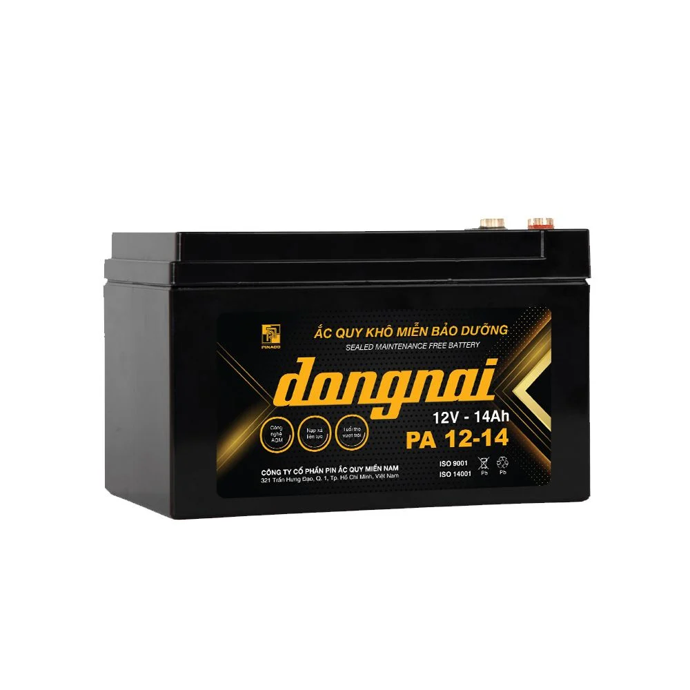 Bình Ắc Quy Xe đạp điện Đồng Nai PA 12-14 - 12V - 14Ah - Ảnh 4